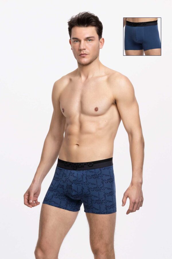 PACK 2 -BOXER MARC NAVY/PRINT