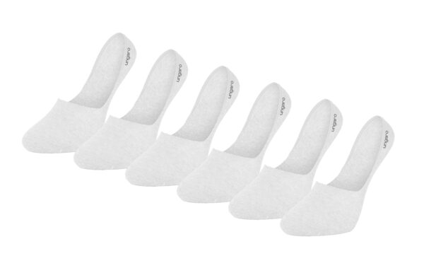PACK 6 INVISIBLES SOCKS UNGARO WHITE