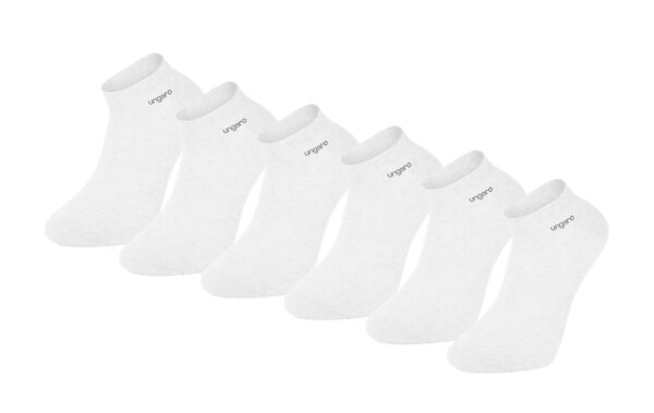 PACK 6 INVISIBLE SOCKS UNGARO WHITE